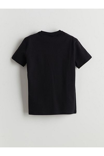 LC Waikiki Tricou pentru băiat cu imprimeu cu gât crew de sezon nou - S5I189Z4