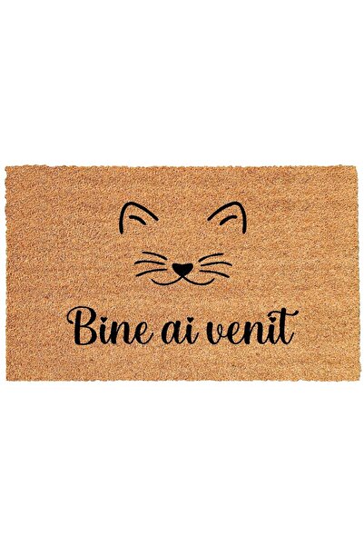 OEM Personalized entrance mat with cat and message - Welcome, 40x60 cm