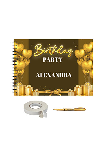 OEM Set Album foto / GuestBook botez, MODEL 2 fetite, A4 landscape, 3 piese