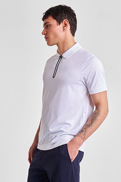 Lescon Men's Short Sleeve Polo Neck T-Shirt 25Y-1123