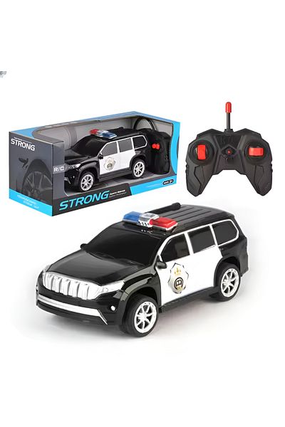 rexa Remote Control Plastic Police Electric Toy Cars for Kids