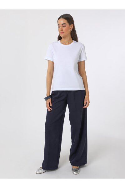 Refka Γυναικείο T-Shirt Crew Neck Basic - Λευκό -