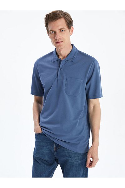 LC Waikiki New Season Polo Neck Short Sleeve Pique Men's T-Shirt - S52840Z8