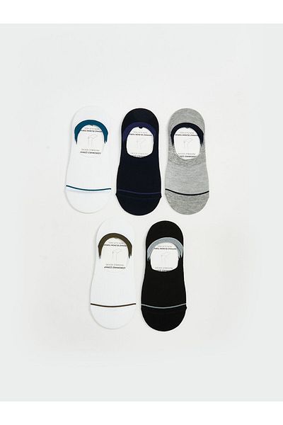 LC Waikiki Mixed Men's Ballerina Socks 5-Piece