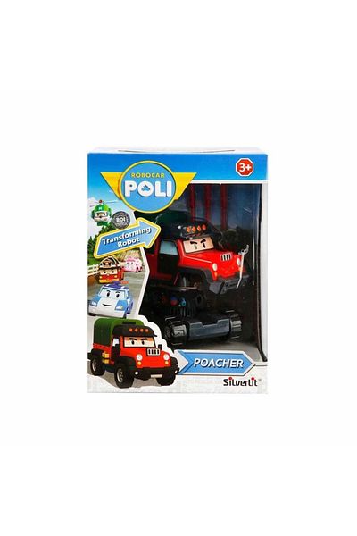 Finetoo Children's Educational Poli 83360 Robocar Poli Movable Figure Poacher