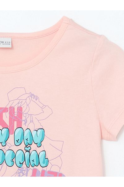 LC Waikiki Νέα σεζόν Crew Neck Girl's Tisort - S5EV74Z4