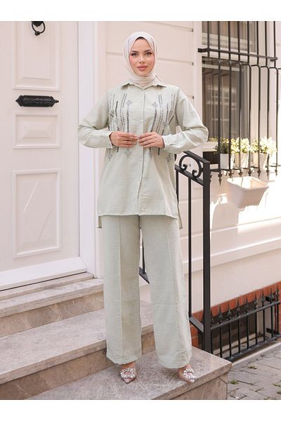 SAHRA BUTİK Team - green - sahra boutique