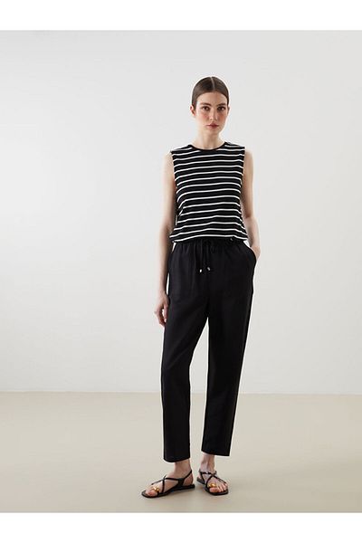LC Waikiki New Season Crew Neck Striped Women's Undershirt - S5Mp33Z8