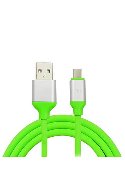 ABYZ Data and charging cable 2M Length, USB A to TYPE-C green