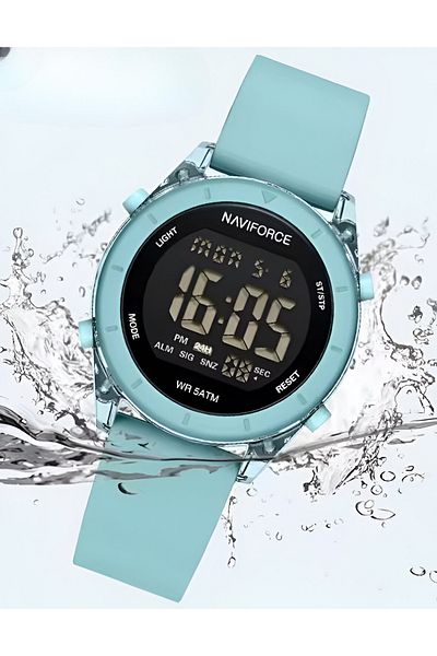 Naviforce Women’s LED Digital Watch – Waterproof, High-Quality Silicone, Multicolor