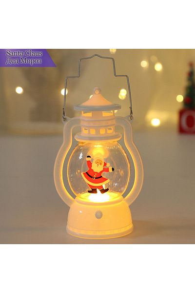 Choice Dancing Santa Portable LED Christmas Santa Claus Snowman Lanterns Indoor Decor Lights Battery Powere
