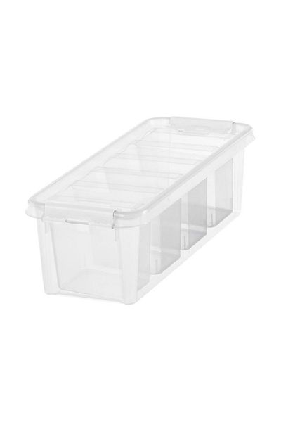 Orthex Box with lid and 4 compartments, SmartStore Classic4w, 38x14x11 cm