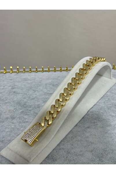 XUPING JEWELRY 18K halkalı zirkon taşlı çelik bileklik paslanmaz kararmaz