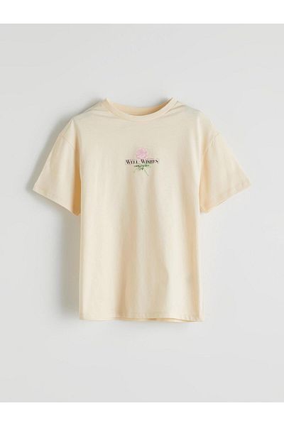 LC Waikiki New Season Crew Neck Girls' T-Shirt - S5Q622Z4