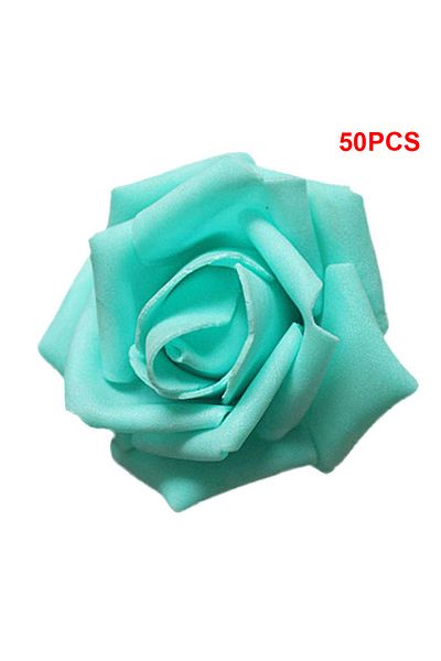 Choice 50PCS Blue Pack of 50 Artificial Bionic Flowers PE Foam Simulation Roses Fake Flower Decorations We
