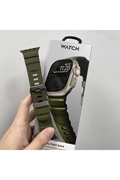 Choice سوار رياضي من السيليكون GrS مقاس 42 مم 44 مم 45 مم 49 مم لساعة iWatch ...