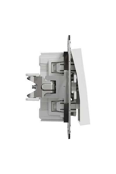 Schneider Electric Asfora White Light, Spring Light and Bell Switch Frame Included