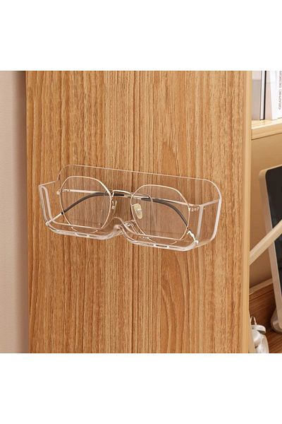 Choice Transparent Glasses Display Cabinet Sunglasses Storage Box Wall Mounted Perforated Free Sunglasses S
