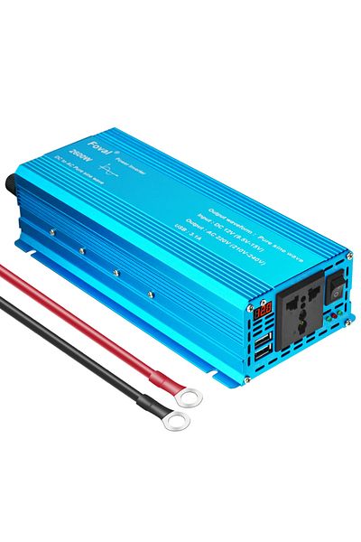 Choice 2200w Eu 50hz Pure Sine Wave Inverter Dc 12v To Ac 220v 230v 1500w/2200w/2600w Voltage Transfer Conv