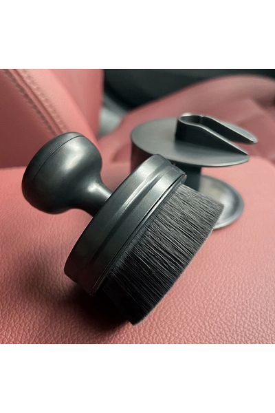 Choice Handheld Portable Tire Shine Applicator Brush High Density For Car With Holder