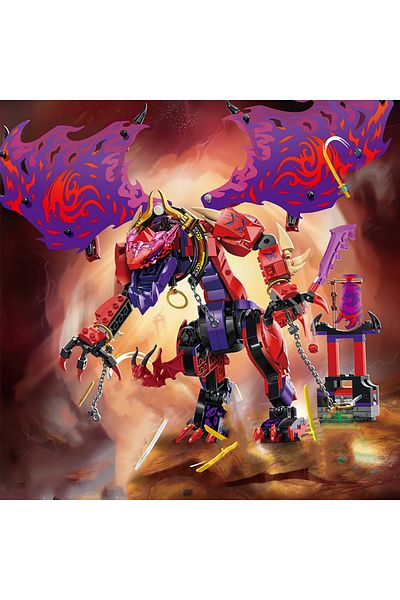 Choice No Box 706PCS 6Minifigures Compatible MOC Sets Ninja Series Building Blocks Thunderfang Dragon of Ch