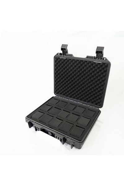 Choice 15slots 15 Slot Plastic Watch Case Potable Watch Storage Boxes Organizer Waterproof Hard Carry Case