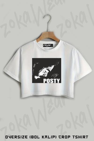 ZOKAWEAR Тениска с овъглен принт Stay Away Post Malone