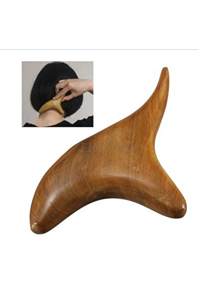 Choice مثلث خشبي لتدليك الجسم والرقبة واسترخاء الدورة الدموية في منطقة مثلث التوائم معطر بالخشب ريفليكسولوجي ...