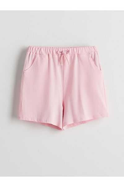 LC Waikiki New Season Girls' Shorts with Elastic Waist - S5By42Z4