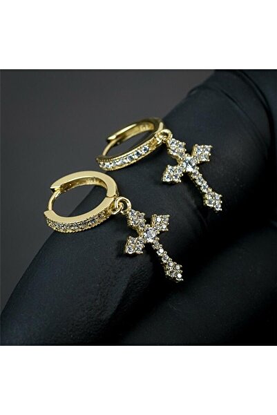 Choice1 Gold Color Classic Cross Point-Drill Crystal Replaceable Exquisite Wh...