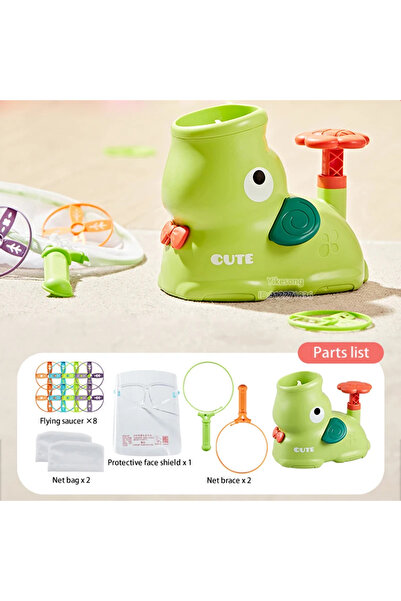 Choice Y206-green قاذفة صحن هوائي صاروخ ألعاب رياضية طفل قرص طائر ارتداد هوائي نكز مروحة بطة