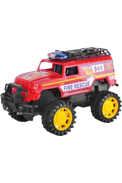 rexa Fire Rescue Jeep red toy
