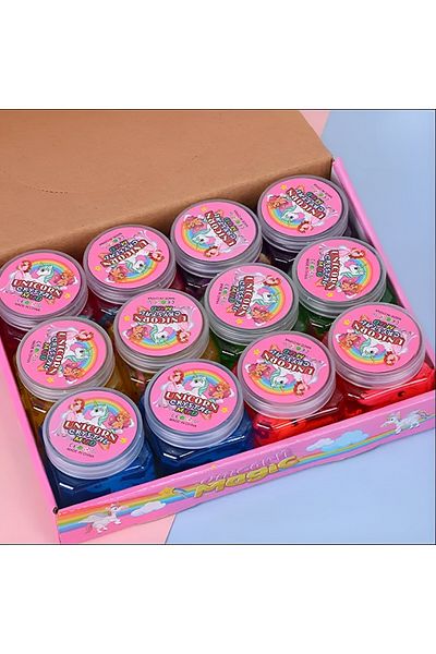 rexa Unicorn Crystal Mud Slime – Soft, Stretchy & Mess-Free Fun