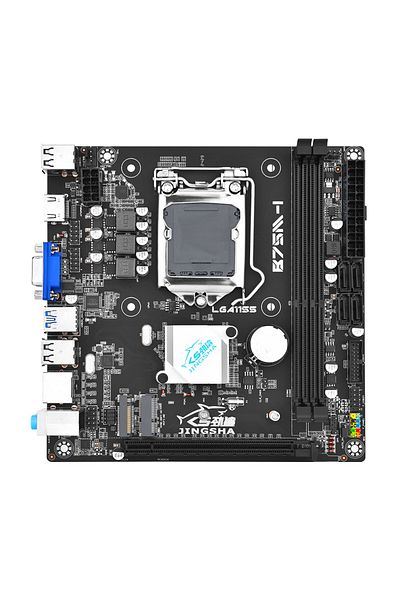 Choice Motherboards JINGSHA mini itx B75 Motherboard LGA 1155 itx mainboards support NVME / WIFI / Gigabit