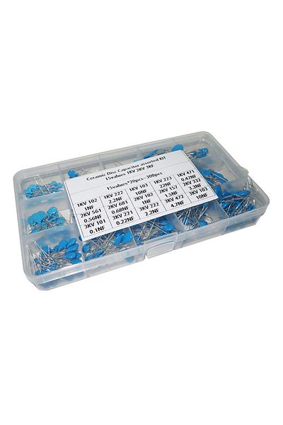 Choice 300Pcs/Box 15Value x 20pcs 1KV 2KV 3KV 1NF 10NF 22NF 0.47NF 0.1NF 10NF High Voltage Ceramic Capac...