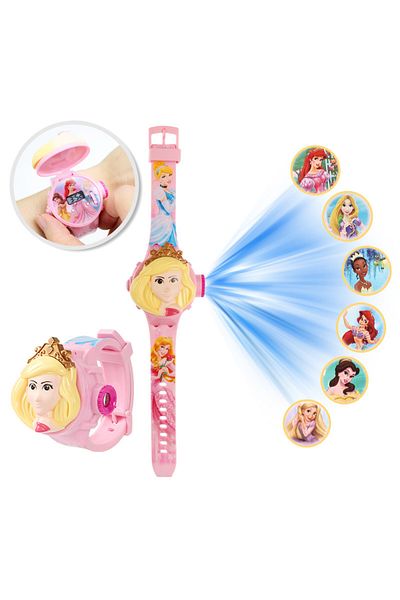 Miniso 6ty-gz 3D Cartoon Stitch Kids Watches For Girls Projection Unicorn Mickey Children Watch Digital Clo