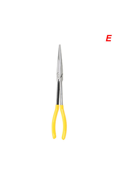 Choice3 E DIY Extra Long Nose Pliers Straight Bent Tip Mechanic Equipment Han...