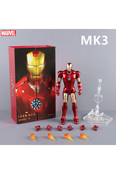 Choice14 ZD MK3 ZD Toys مجسم شخصية أكشن الرجل الحديدي Iron Patriot MK1-7 MK17...