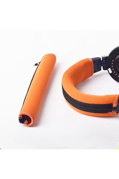 Choice orange Zipper Headphone Protector Sleeve Cushion Pad Headband For Audio Technica ATH MSR7 M50X M40X