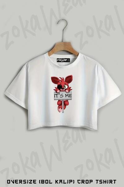 ZOKAWEAR Tricou oversize cu imprimeu FNAF Five Nights At Freddys Foxy Fox