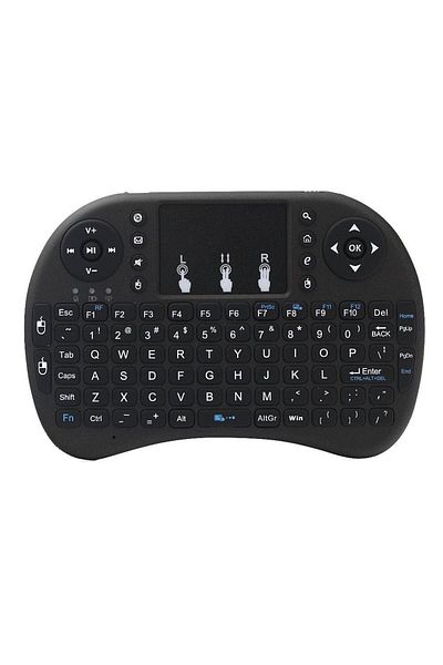 Choice No backlight Wireless Mini Keyboard Flight Mouse 2 4g Large Touchpad Digital Computer Dry Battery US