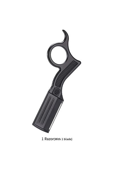 Choice black Razors Men Shaving Barber Tools Hair Razor and Blades Hair Remover Zinc Alloy Double Edge Razo