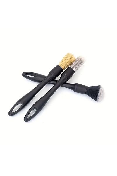 OEM Set de 3 pensule profesionale pentru detailing, interior-exterior auto
