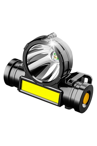 Choice cob Super Rechargeable Headlight Cob Rechargeable Head-mounted Flashlight Led Fishing Waterproof Rec