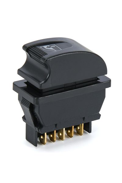 Choice KG29R Universal DC 12V 20A Car Electric Power Window Control Switch 5-pin ON/OFF Window Regulator Sw
