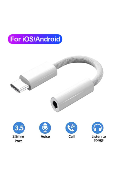 Choice NNBILI 2 في 1 USBC إلى مقبس سماعة رأس 3.5 مم من النوع C PD 60 واط محول...