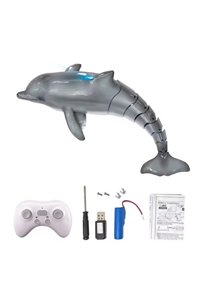 Choice لعبة رش مياه ذكية للتحكم عن بعد على شكل دلافين رمادية، سمكة قرش، حوت، ...