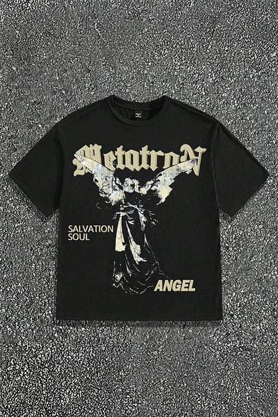 Karakedi Tricou unisex Black Metatron Angel