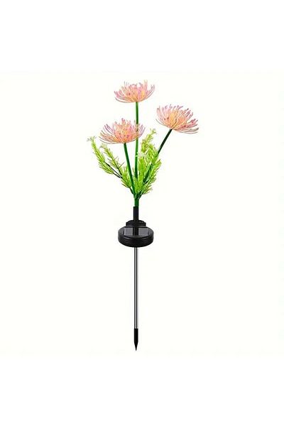 Choice 1PC pink Solar Garden Lights Solar Flowers Lights with Glowing Flowers & Stems Solar Outdoor LED Lig