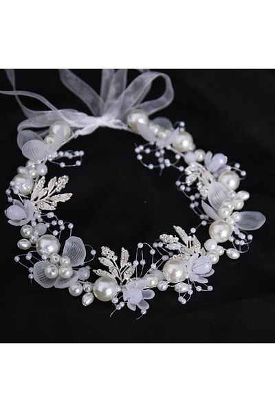 Choice 2 Pearl Flower Headband Bridal headdress Wedding Crown Fashion The wreath bracelet Band Tiaras Crys.